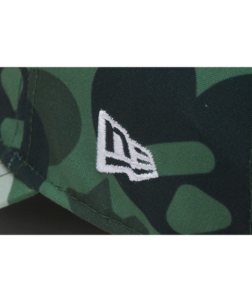 A BATHING APE（アベイシングエイプ）の「CROSSOVER NEW ERA CAMO BASEBALL CAP（キャップ・レディース・ピンク/グリーン・FREE）」の9枚目の写真