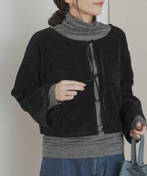 URBAN RESEARCH DOORS | ベロアリボンカットカーディガン(カーディガン/ボレロ)