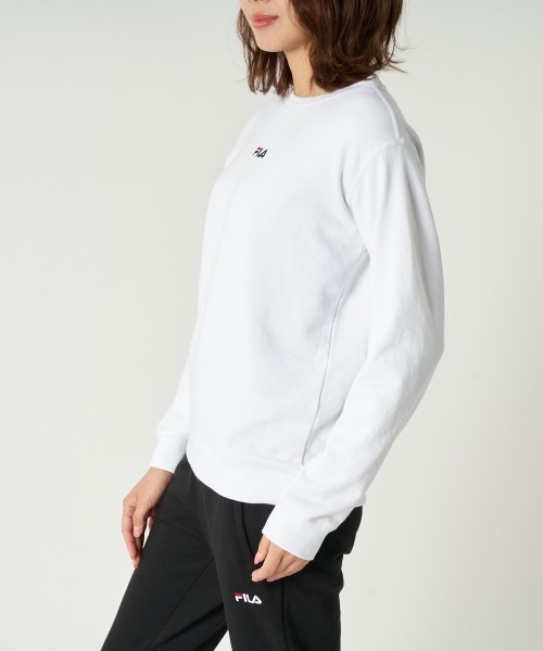 FILA GOLF(フィラゴルフ )の「クルースウェット(スウェット・レディース・杢グレー/ネイビー/ホワイト・LARGE/X-LARGE/MEDIUM)」の5枚目の写真