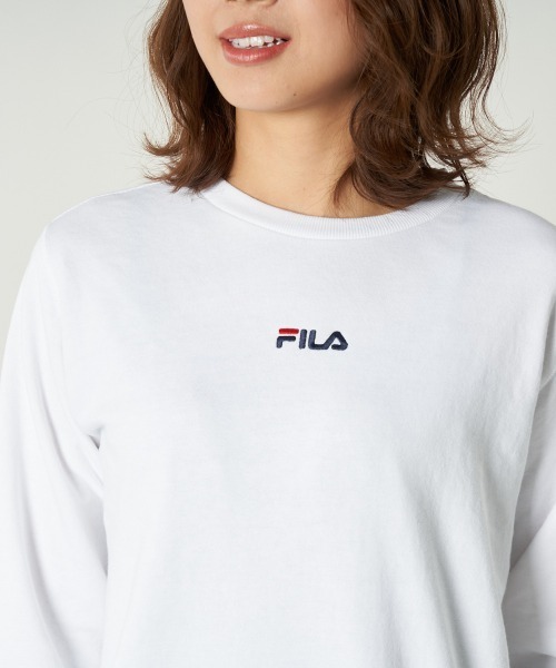 FILA GOLF(フィラゴルフ )の「クルースウェット(スウェット・レディース・杢グレー/ネイビー/ホワイト・LARGE/X-LARGE/MEDIUM)」の7枚目の写真