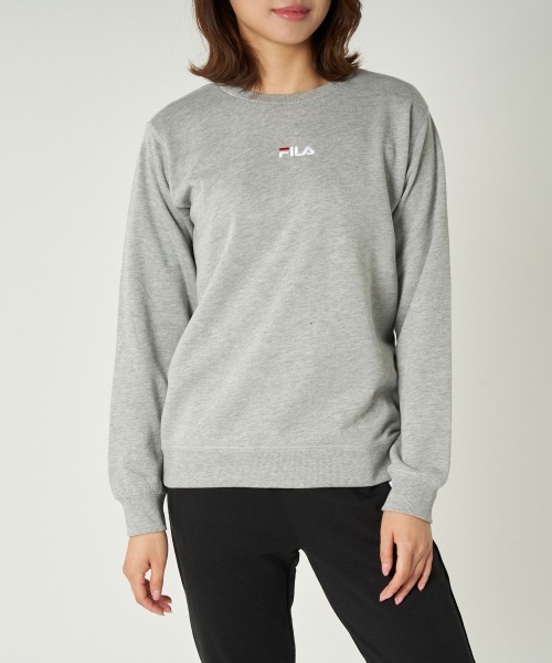 FILA GOLF(フィラゴルフ )の「クルースウェット(スウェット・レディース・杢グレー/ネイビー/ホワイト・LARGE/X-LARGE/MEDIUM)」の8枚目の写真