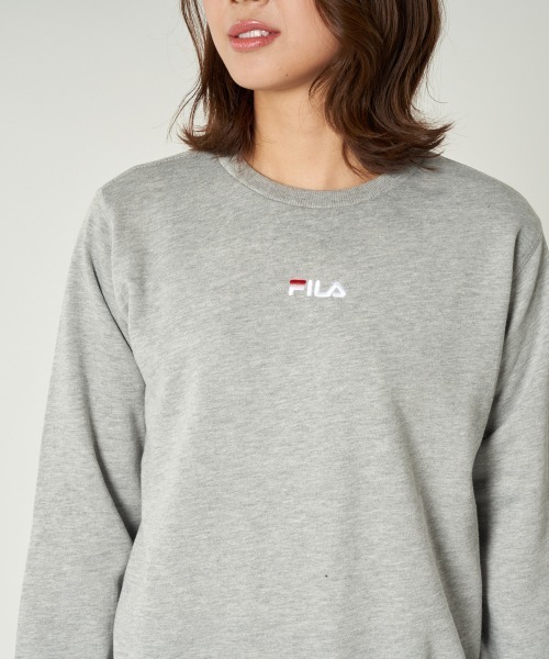 FILA GOLF(フィラゴルフ )の「クルースウェット(スウェット・レディース・杢グレー/ネイビー/ホワイト・LARGE/X-LARGE/MEDIUM)」の11枚目の写真