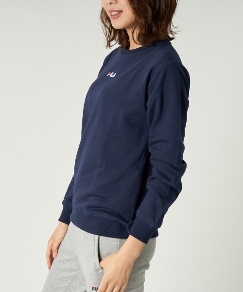 FILA GOLF(フィラゴルフ )の「クルースウェット(スウェット・レディース・杢グレー/ネイビー/ホワイト・LARGE/X-LARGE/MEDIUM)」の13枚目の写真
