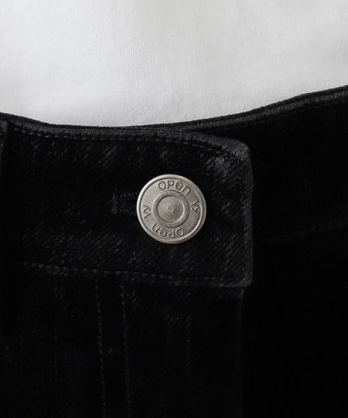 OPEN Yy（オープンワイワイ）の「【OPEN YY / オープンワイワイ】 Woven ARGYLE PATCHED BOOTSCUT PA YY254PT004（その他パンツ・レディース・ブラック・MEDIUM）」の16枚目の写真