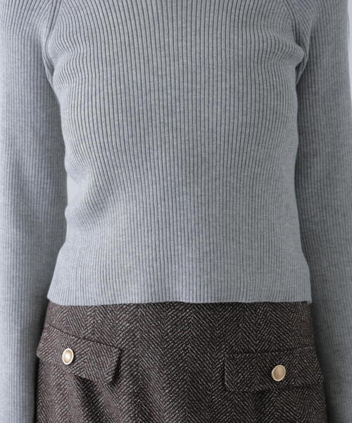 FREE'S MART(フリーズマート)の「◆フェザートリミングリブニット(ニット/セーター・レディース・ホワイト/ピンク/グレー・FREE)」の17枚目の写真