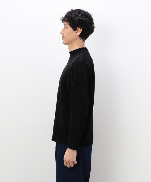 COMME CA ISM(コムサイズム)の「モールジャガードハイネックTシャツ(Tシャツ/カットソー・メンズ・ブラック/ホワイト・LARGE/MEDIUM)」の10枚目の写真