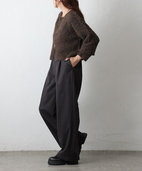 COLONY 2139（コロニートゥーワンスリーナイン）の「ワンタックワイドパンツ（その他パンツ・レディース・チャコールグレー/ブラック/カーキ・SMALL/MEDIUM）」の17枚目の写真