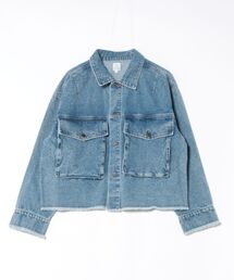 JUGLANS（ユグランス）の「【Revo./レヴォ】カットオフ デニムジャケット（デニムジャケット）」