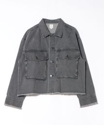 JUGLANS（ユグランス）の「【Revo./レヴォ】カットオフ デニムジャケット（デニムジャケット）」