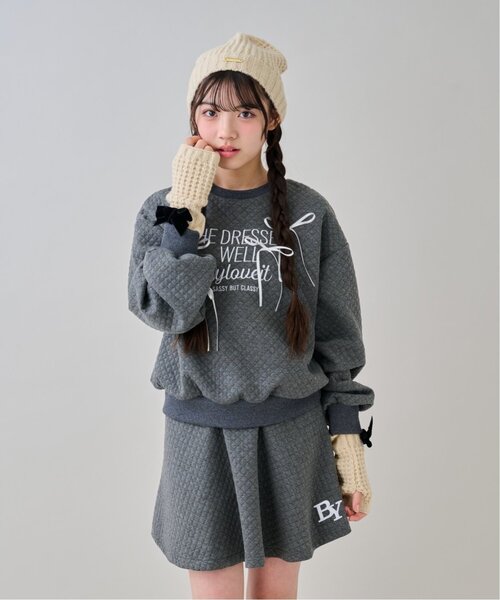 by LOVEiT（バイラビット）の「ワッフル編みニット帽（ニットキャップ/ビーニー・キッズ・アイボリー・F）」の7枚目の写真