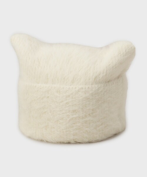 THE SHOP TK （ザ ショップ ティーケー ）の「シャギー猫耳ワッチ（ニットキャップ/ビーニー・レディース・チャコールグレー/ブラック/アイボリー・00）」の2枚目の写真