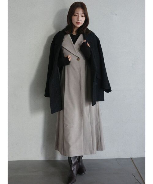 LAGUNAMOON（ラグナムーン）の「ツイードオーバージャケットコート（その他アウター・レディース・レッド/ブラック・SMALL/MEDIUM）」の20枚目の写真