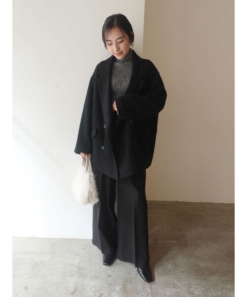 LAGUNAMOON（ラグナムーン）の「ツイードオーバージャケットコート（その他アウター・レディース・レッド/ブラック・SMALL/MEDIUM）」の21枚目の写真