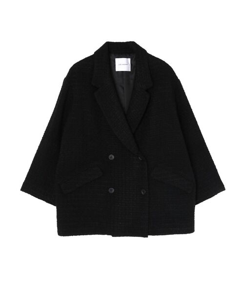 LAGUNAMOON(ラグナムーン)の「ツイードオーバージャケットコート(その他アウター・レディース・レッド/ブラック・SMALL/MEDIUM)」の9枚目の写真