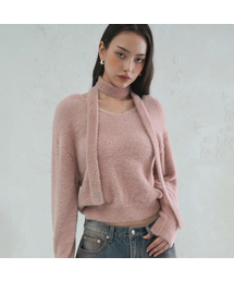 Lily Muffler Set Knit - 5COL