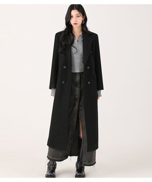 AVANDRESS(アバンドレス )の「Anna Double Long Coat LIGHT BEIGE(チェスターコート・レディース・ライトベージュ・SMALL/MEDIUM)」の2枚目の写真