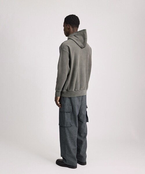 Saturdays NYC（サタデーズ ニューヨークシティ ）の「Warren Sunburned Peace Hoodie（パーカー・メンズ・チャコールグレー/オリーブ・S/XL/M/L）」の12枚目の写真