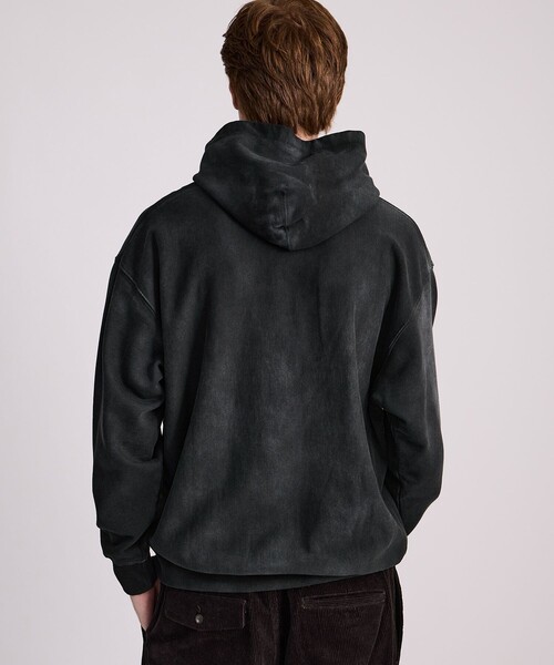 Saturdays NYC（サタデーズ ニューヨークシティ ）の「Warren Sunburned Peace Hoodie（パーカー・メンズ・チャコールグレー/オリーブ・S/XL/M/L）」の4枚目の写真