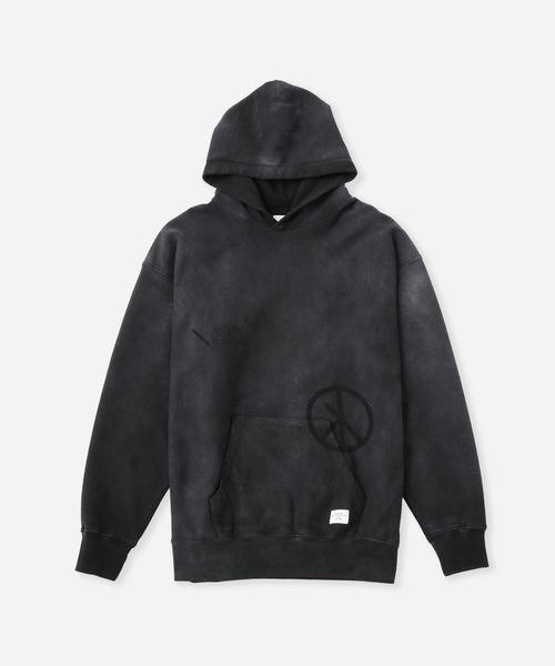 Saturdays NYC（サタデーズ ニューヨークシティ ）の「Warren Sunburned Peace Hoodie（パーカー・メンズ・チャコールグレー/オリーブ・S/XL/M/L）」の17枚目の写真