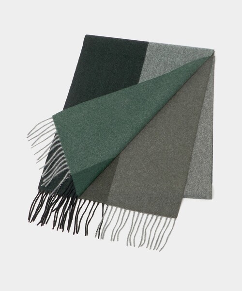 カシミヤ 100 パネル マフラー（マフラー）｜green label relaxing