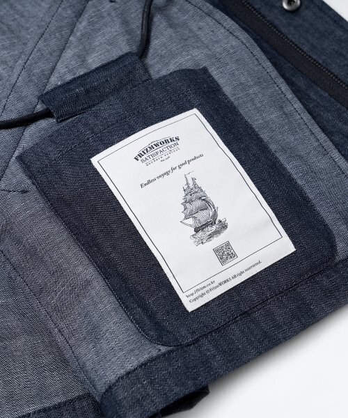 FRIZMWORKS(フリズムワークス)の「OSCAR DENIM FISHTAIL JACKET _ INDIGO(その他アウター・メンズ・その他・MEDIUM/LARGE/X-LARGE)」の8枚目の写真