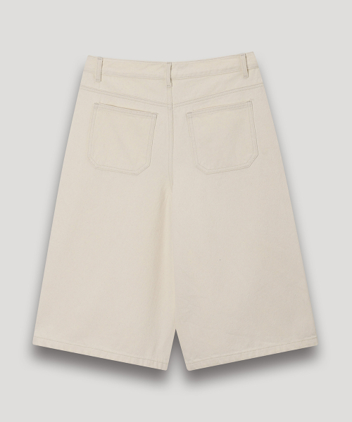 NODU（ノードユー）の「ワイドバミューダコットンショートパンツ[アイボリー]（その他パンツ・メンズ・その他・SMALL/MEDIUM/LARGE）」の7枚目の写真