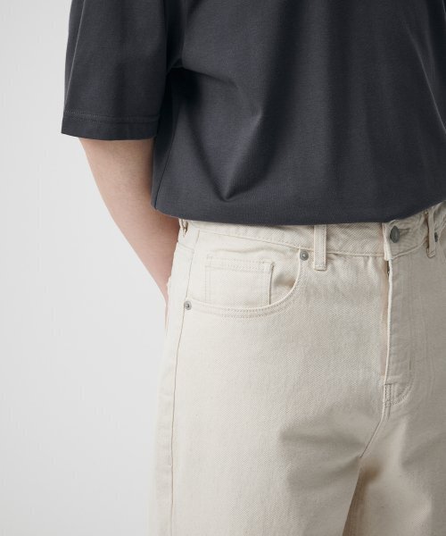 MUSINSA STANDARD（ムシンサスタンダード）の「CALIK ワイドデニムパンツ [クリーム]（デニムパンツ・メンズ・その他・40/27/28/29/38/36/34/32/30/26/31/33）」の10枚目の写真