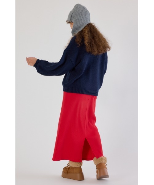 RODEO CROWNS WIDE BOWL（ロデオクラウンズワイドボウル）の「ローゲージジャガードニットトップス（ニット/セーター・レディース・オフホワイト/ブラック/イエロー/ネイビー・FREE）」の14枚目の写真