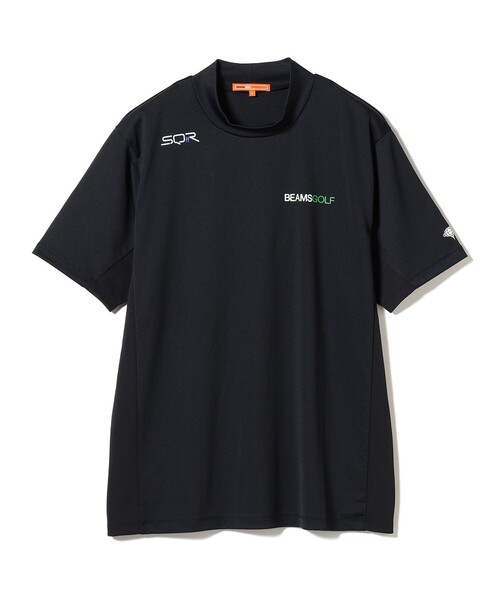 BEAMS GOLF ORANGE LABEL ストレッチモックネックシャツ ORANGE LABEL / USシリーズ SQR ストレッチ モックネックシャツ（接触