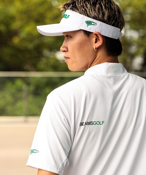 BEAMS GOLF(ビームスゴルフ)の「ORANGE LABEL / USシリーズ SQR ストレッチ モックネックシャツ(接触冷感・UVカット)(Tシャツ/カットソー・メンズ・ブラック/ネイビー/ホワイト・XL/M/L/S)」の8枚目の写真
