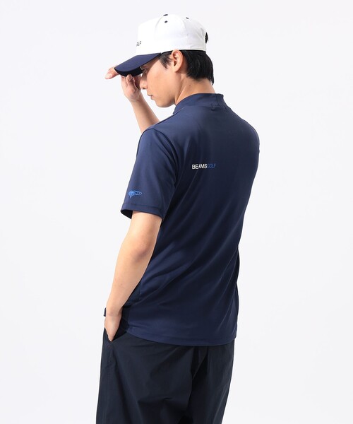 BEAMS GOLF(ビームスゴルフ)の「ORANGE LABEL / USシリーズ SQR ストレッチ モックネックシャツ(接触冷感・UVカット)(Tシャツ/カットソー・メンズ・ブラック/ネイビー/ホワイト・XL/M/L/S)」の17枚目の写真