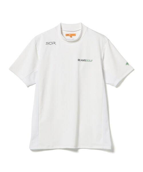 BEAMS GOLF(ビームスゴルフ)の「ORANGE LABEL / USシリーズ SQR ストレッチ モックネックシャツ(接触冷感・UVカット)(Tシャツ/カットソー・メンズ・ブラック/ネイビー/ホワイト・XL/M/L/S)」の18枚目の写真