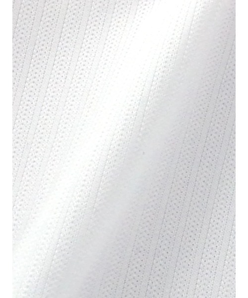 Perfect Suit FActory（パーフェクトスーツファクトリー）の「【完全ノーアイロン】長袖アイシャツ　織柄　ボタンダウン　ホワイト/サックス（ビジネスシャツ・メンズ・サックスブルー/ホワイト・首回り37cm-裄丈80cm/首回り39cm-裄丈82cm/首回り43cm-裄丈86cm/首回り41cm-裄丈84cm/首回り45cm-裄丈86cm/首回り39cm-裄丈80cm/首回り41cm-裄丈82cm）」の3枚目の写真