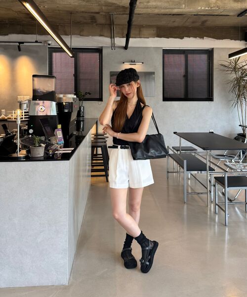ROSEFRANTZ（ロゼフランツ）の「Flower Halter Blouse [Black]（シャツ/ブラウス・レディース・ブラック・SMALL/MEDIUM）」の6枚目の写真