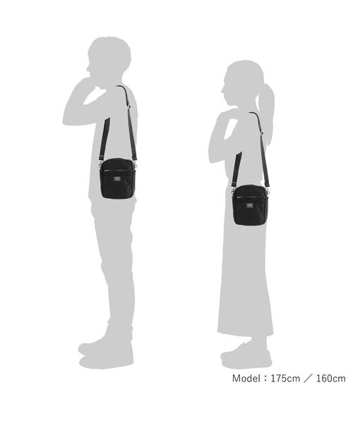 PORTER（ポーター）の「マイル ショルダーバッグ（ショルダーバッグ・メンズ・オフホワイト/ブラック・FREE）」の3枚目の写真