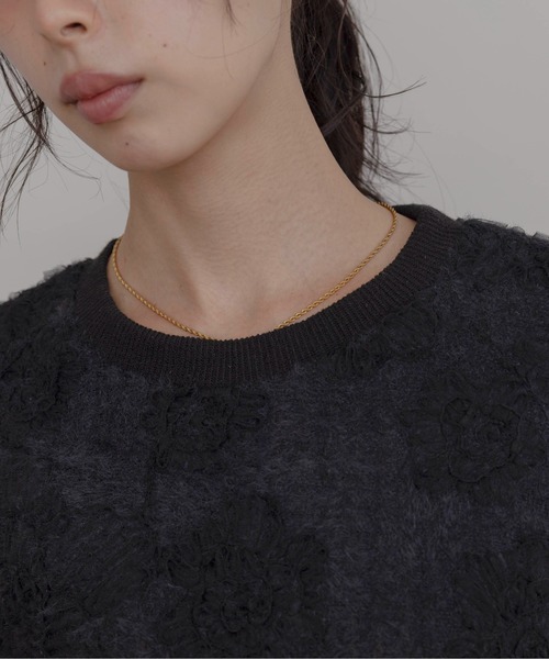 Eimee Law(エイミーロウ)の「フラワー刺繍ポンチョトップス(その他トップス・レディース・ベージュ/ブラック・FREE)」の17枚目の写真