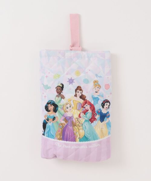 Disney(ディズニー)の「Disney/ディズニー プリンセス キルトシューズバッグ(シューズ小物/雑貨・キッズ・ピンク・ONE SIZE)」の1枚目の写真
