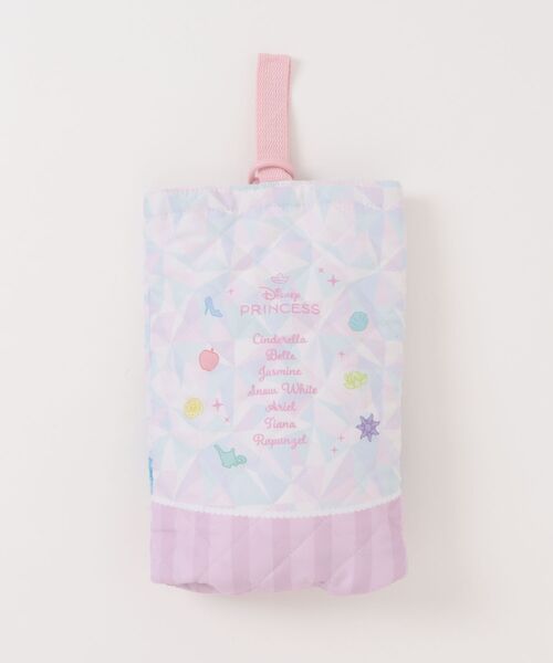 Disney(ディズニー)の「Disney/ディズニー プリンセス キルトシューズバッグ(シューズ小物/雑貨・キッズ・ピンク・ONE SIZE)」の2枚目の写真