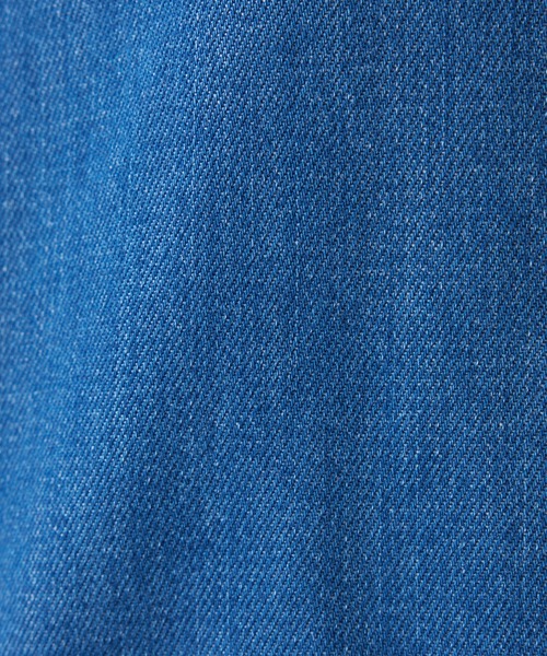 COLLAGE GALLARDAGALANTE（コラージュガリャルダガランテ）の「Q.anos/スタンドネック袖リブデニムシャツ/WEB限定カラー展開（シャツ/ブラウス・レディース・インディゴブルー/ブルー/ベージュ系その他/ベージュ・FREE）」の19枚目の写真