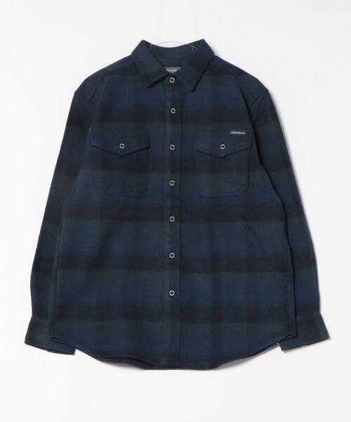 Eddie Bauer(エディーバウアー)の「アドベンチャー 4S 長袖 フランネルシャツ(シャツ/ブラウス・メンズ・ネイビー系/グレー系/レッド系・S/XXL/XL/L/M)」の1枚目の写真