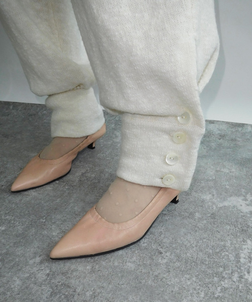 EDIT. FOR LULU(エディットフォールル)の「angielala LULU スラブニットパンツ(スラックス・レディース・ブラック/ホワイト・FREE)」の6枚目の写真