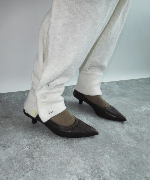 EDIT. FOR LULU(エディットフォールル)の「angielala LULU スラブニットパンツ(スラックス・レディース・ブラック/ホワイト・FREE)」の8枚目の写真