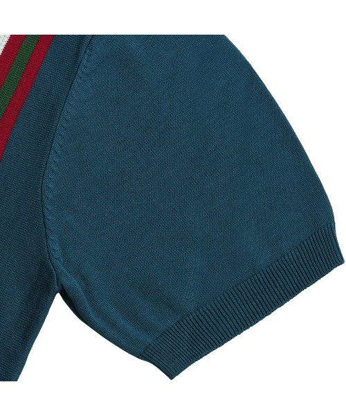 sortie(ソルティ)の「Summer Blend Open Collar Knit (Blue)(ポロシャツ・メンズ・その他・LARGE/MEDIUM/X-LARGE)」の4枚目の写真