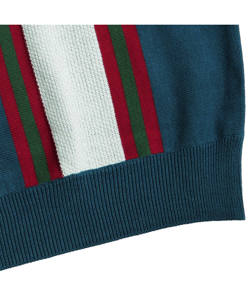 sortie(ソルティ)の「Summer Blend Open Collar Knit (Blue)(ポロシャツ・メンズ・その他・LARGE/MEDIUM/X-LARGE)」の5枚目の写真
