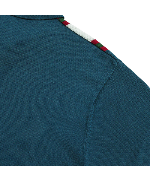 sortie(ソルティ)の「Summer Blend Open Collar Knit (Blue)(ポロシャツ・メンズ・その他・LARGE/MEDIUM/X-LARGE)」の6枚目の写真