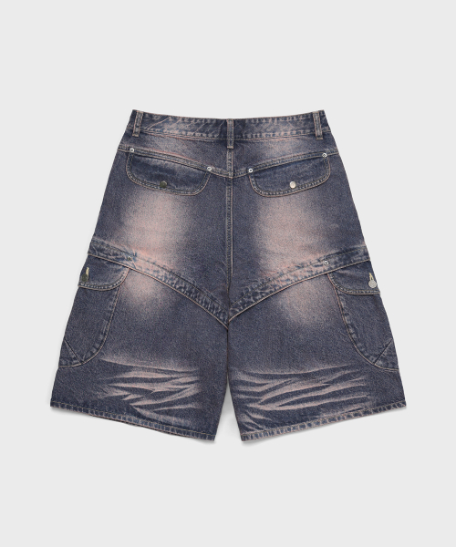 SAINTPAIN（セイントペイン）の「SP切り替えカーゴバミューダパンツピンク（その他パンツ・レディース・その他・MEDIUM/LARGE）」の2枚目の写真