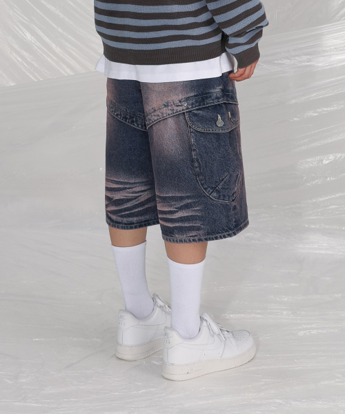 SAINTPAIN（セイントペイン）の「SP切り替えカーゴバミューダパンツピンク（その他パンツ・レディース・その他・MEDIUM/LARGE）」の5枚目の写真