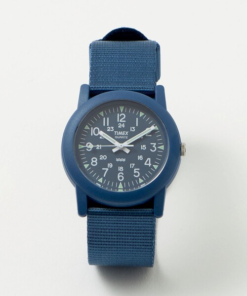 TIMEX(タイメックス)の「<TIMEX>Camper 34mm 腕時計(アナログ腕時計・メンズ・ブラック/オリーブ/コバルトブルー・FREE)」の3枚目の写真