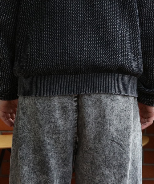 8(eight)(エイト)の「加工メッシュZIPパーカー(パーカー・メンズ・ブラック/グレー・MEDIUM/LARGE)」の21枚目の写真