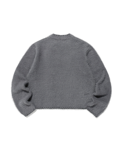 NICE GHOST CLUB(ナイスゴーストクラブ)の「FFATS BUTTON CARDIGAN_GREY(NG2FFFK683A)(カーディガン/ボレロ・レディース・グレー・SMALL/MEDIUM)」の3枚目の写真